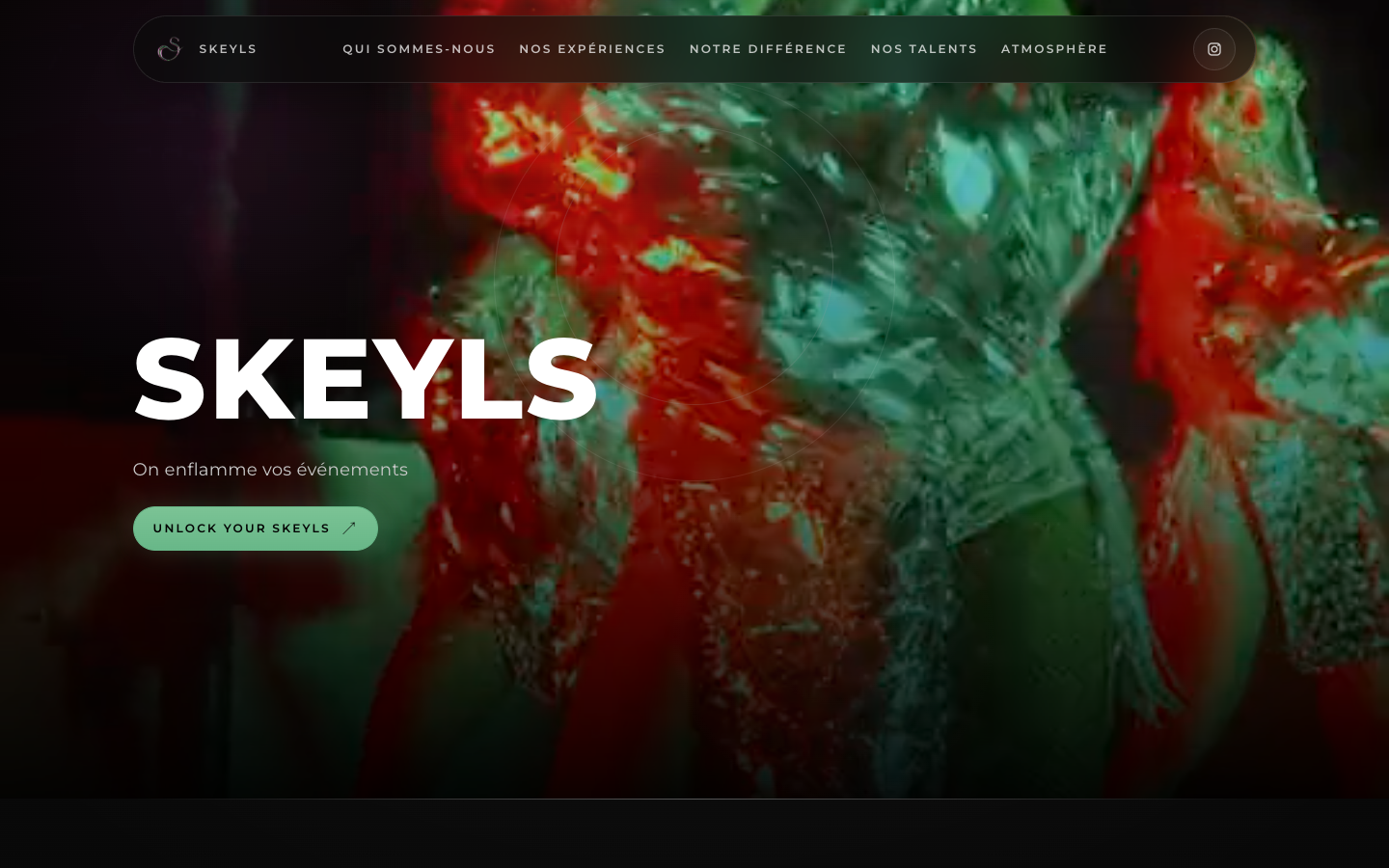Aperçu complet du site SKEYLS